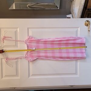 Lorena Rose size medium pink and white stretchy mini dress